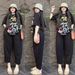 Women's Clothing Summer Bow Tie Set Wide Leg Pants Casual Two-Piece Outfit Short Sleeve Korean Fashion For Youthful Look_ecoleips.com