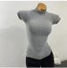 High Neck Short Sleeve T-Shirt for Women Flattering Slim Fit Stretchy Slightly Sheer Solid Color Top for Layering 2021 Style_ecoleips.com