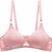 girl Yingchang 222 Thin Mold Slim Fit Gathered Wireless Solid Color Breathable Cotton Feel Women's Full Cup Bra_ecoleips.com