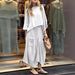 Women's Clothing Spring And Autumn New Solid Color Loose Skirt Two Piece Suit_ecoleips.com