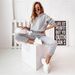 Women's Clothing Autumn/winter Long Hooded Women's Fashion Sweatshirt And Pants Set._ecoleips.com