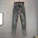 Women' Jean 2025 Summer New Trend European Style Stretch Slim Fit Heavy-Duty Rhinetone Embellihed Skinny Pencil_ecoleips.com