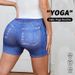 Women's Clothing Fashion Workwear Versatile Denim Hip Yoga Shorts_ecoleips.com