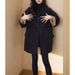 girl 2025 Autumn Winter New Washed Trench Thickened Padded Jacket Women's Design Sense Mid-Length Cotton Coat Versatile_ecoleips.com