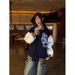 Spring New Embroidered Letter Flocked Baseball Jersey Casual Stand-up Collar Jacket For Men And Women_ecoleips.com