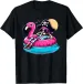 Women's T-Shirts Pool Party Pink Float Men Women Kids Funny Pirate T-Shirt_ecoleips.com