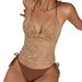 Women's Clothing Bohemian Vacation Bikini Set Strapless Backless Two Piece Swimsuit With Special Fabric_ecoleips.com