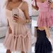 Women's Clothing Suspender Evening Dress Transparent Yarn Dreamy Short Fairy Skirt_ecoleips.com
