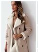 Women’s Reversible Lapel Coat – Double-Sided Fur & Plush, Maillard Style, S-XL_ecoleips.com