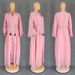 9007 Muslim Abaya Arab Kaftan Plus Size Women's Dress With Flared Long Sleeves_ecoleips.com