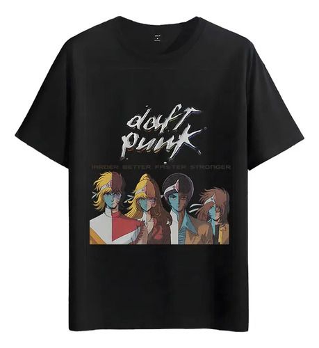 Women's T-Shirts Tshirt Muscle Freaks Daft Punk Anime Style Retro T-shirt_ecoleips.com