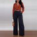 Elegant High-Waisted Wide Leg Trousers for Women Flowy Straight Cut Dress Pants Business Casual Chic Daily Wear_ecoleips.com