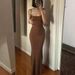 Women's Clothing Women's Slimming Spaghetti Strap Skirt Style Kardashian Fitted Fishtail Casual Home Dress Solid Color Thai Hot Girl_ecoleips.com