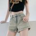 American-style Girl Denim Shorts For Women, Summer 2026 New Model, High-waisted, Stretchy, Slimming, Straight A-line_ecoleips.com