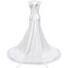 Women's Clothing Fishtail Wedding Dress New Bride Wedding Backless Lace Slim Simple Trailing Palace Retro_ecoleips.com