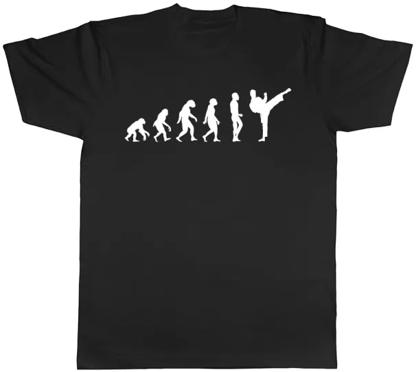 Women's T-Shirts Evolution Of Karate Mens Womens Ladies Unisex T-Shirt_ecoleips.com