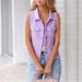 Women's Clothing New Color Denim Vest Sleeveless Waistcoat Jacket Top_ecoleips.com