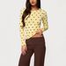 Cross-border European American Foreign Trade Women's Slim-fit Round-neck Long-sleeve Top, Polka Dot T-shirt,_ecoleips.com