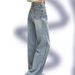 American Retro Wide-leg Jeans For Women, Spring And Autumn, High-waisted, Loose-fitting, Drapey, Floor-length, Slimming,_ecoleips.com
