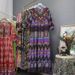 Vintage Thai Ethnic Style Long With Embroidered Collar, Waist-Cinching, Slimming Lantern Sleeves, Bohemian Flared Dress_ecoleips.com