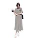 Plus-size Women's Clothing 150kg Stylish Design Short-sleeve For Plus-size Women, Summer Loose-fitting Slimming_ecoleips.com