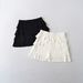 "Women's High Waist Knit Crochet Mini Skirt - Flirty Summer Skirt With Ruffled Hem, Slimming Fit, Sweet & Spicy Style"_ecoleips.com