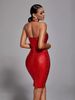 Women's Clothing Socialite Cocktail Party Halter Neck Hot Glue Mesh Splicing Evening Dress_ecoleips.com