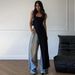 Cross-Border Women's 2025 Summer New Fashion Street Style Personality Slim Fit Split Strap Dress Wholesale_ecoleips.com