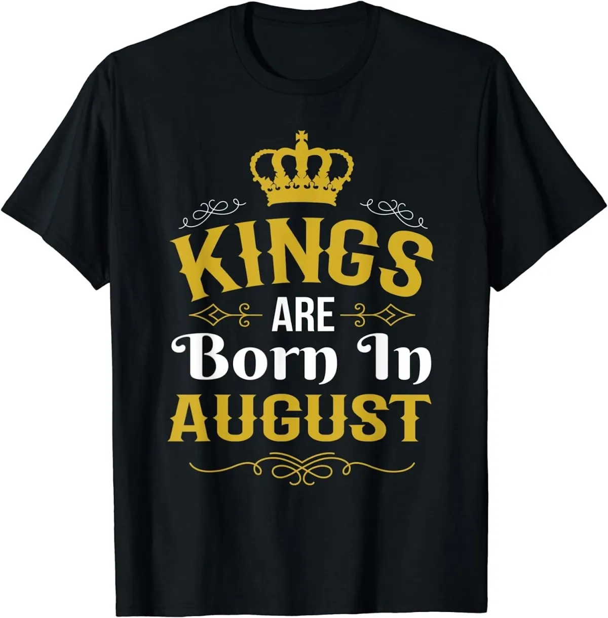 Women's T-Shirts NEW LIMITED Kings Are Born In August Birthday Gift T-Shirt - MADE IN USA_ecoleips.com