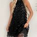 Butterfly Off-Shoulder Dress French-Inspired A-Line Adjustable Neck Tie S-XL Flowy Chiffon Polyester Women's Dress_ecoleips.com
