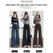 Retro Non-tight-fitting Patchwork Wide-leg Jeans For Women, 2026 Spring And Autumn New Fashion Versatile Loose Straight_ecoleips.com