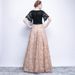 Elegant French Lace Evening Gown Slimming Tassel Detail Sophisticated Style for Socialites Hosts Piano Performances Spring 2026 New Arrival_ecoleips.com