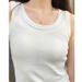 Women's Casual Sports T-Shirt Ribbed Vest Top Loose Breathable Base Layer Comfortable Spring Summer Autumn Wear_ecoleips.com