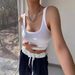 Women's Clothing New Style Small Vest Sling Inner Sleeveless Top Female Summer Wear Ins Trendy Hot Girl Short Pure Desire Bottoming Shirt T Shirt_ecoleips.com