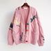 Women's Clothing Autumn Chic College Style Knitted Cardigan With Straight Slim Wide Leg Pants High Waist Jeans_ecoleips.com