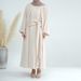 Voya Women's Solid Color Two-piece Set Includes A Belt But Not A Headscarf. Available In Two Colors_ecoleips.com