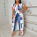 2025 New European American Women's Clothing Cross-Border E-commerce: Geometric Print Dresses For Women On And_ecoleips.com