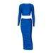 European And American Foreign Trade Women's Clothing 2026 Spring New Fashion Cropped Long-sleeve Top With Pleated_ecoleips.com