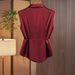 Women's Clothing Women's Satin Shirt Style Fashion Spring Winter Tie Up Bow Top For Formal & Casual For Women_ecoleips.com