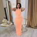 Women's Clothing Hot Sale Casual Striped Dress_ecoleips.com