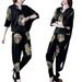 New Style Middle-aged And Elderly Mom's Harem Plus Size Set Summer Casual Fashion Mid-sleeve Two-piece Tracksuit For_ecoleips.com