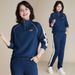 Women's Clothing Middle Aged And Elderly Ladies Large Size Fashion Casual Sports Suit Sweater Two Piece Suit Stylish Age Reducing Mother's Wear_ecoleips.com