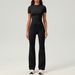Women's Clothing Yoga Sports Suit Wide Leg Pants Slim Suspenders Leisure Yoga Fitness Suit_ecoleips.com