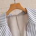 Women's Style Blazer – Oversized Slim-Fit Notch Lapel Jacket With Contrast Trim For Autumn_ecoleips.com