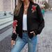 Women’s PU Leather Jacket With 3D Print – Oversized Zip-Up Biker Style Coat Simple Printed Zipper Cardigan Coat_ecoleips.com