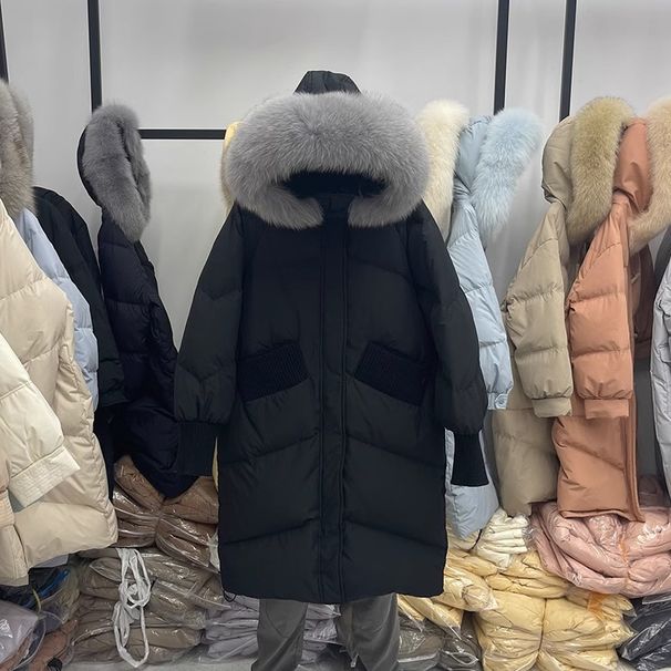 girl Girl Girl White Duck New Down Jacket For Women 2025 Winter Mid-Length Fashionable Stylish Thickened Long Coat Hot Trend_ecoleips.com