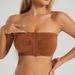 girl Plus Size Underwear European And American Style Cross-Border Buttoned Tube Top Women's Bra Push-Up Wireless Wrap Chest_ecoleips.com