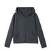 Autumn Winter Hooded Zipper Sweatshirt For Women, Skin-Friendly Outerwear, Korean Style With Drawstring Pocket, Soft And_ecoleips.com
