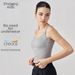 Women's Modal Ribbed Yoga Vest Nude Sports Bra With Wide Shoulder Straps And Breast Pads Beautiful Back Fitness Bra_ecoleips.com