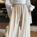 Women's Loose Straight Leg Pants Comfortable Thin Wide Leg Casual Sporty Ice Silk Cooling Mosquito Proof for Spring Summer Autumn_ecoleips.com